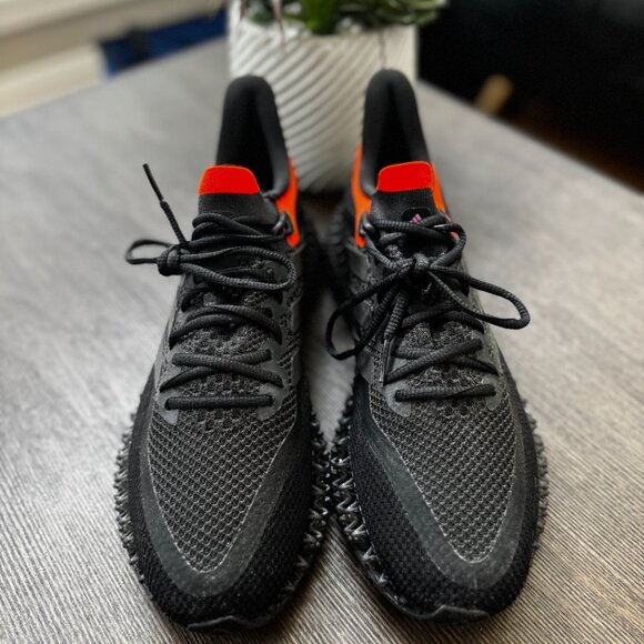 Adidas 4DFWD 2 'Carbon/Impact Orange' | Men’s Size 9.5 - Picture 3 of 4